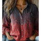Chemise décontractée imprimée vintage pour femme