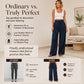 👖 Pantaloni Casual Fluizi cu Pliseuri, Cu Picior Larg, pentru Femei