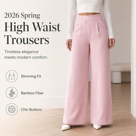 👖 ✨Pantaloni eleganți cu croi larg pentru femei