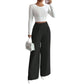 👖 ✨Pantaloni eleganți cu croi larg pentru femei