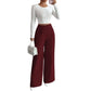 👖 ✨Pantaloni eleganți cu croi larg pentru femei