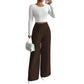 👖 ✨Pantaloni eleganți cu croi larg pentru femei