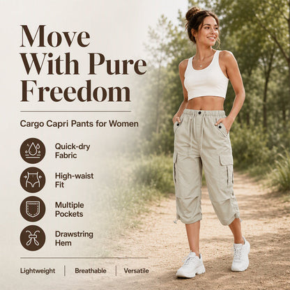 💖 Pantaloni de lucru pentru femei, ușori și cu uscare rapidă, pentru activități în aer liber