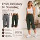 👖 👖 Pantaloni Capri Cargo Casual pentru Femei