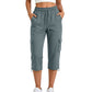👖 👖 Pantaloni Capri Cargo Casual pentru Femei