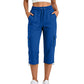 👖 👖 Pantaloni Capri Cargo Casual pentru Femei