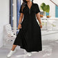 👗 Rochii Maxi pentru Femei, Casual, Culoare Uni, cu Fermoar