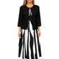 ✨ Rochie și cardigan asortate, cu model geometric