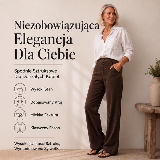 ✨ Pantaloni dama din catifea cu dungi, croi evazat
