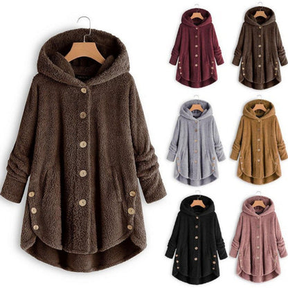 ✨2026 Jachetă nouă pentru femei cu glugă din fleece