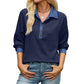 🍁New Fall Collection-Women's Contrast Denim Collar Knit Top
