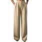 Women's High Waisted Suit Pants with Elastic Back
