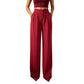 Women's High Waisted Suit Pants with Elastic Back