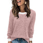 Women's Casual Knit Crewneck Pullover Top