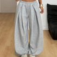 👖 Pantaloni de trening lejeri, cu pliuri și picior larg, pentru femei