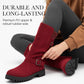 👢 Cizme de damă, tip slouchy, până la jumătatea gambei