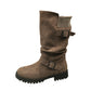 👢 Cizme de damă, tip slouchy, până la jumătatea gambei