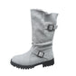 👢 Cizme de damă, tip slouchy, până la jumătatea gambei