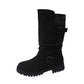 👢 Cizme de damă, tip slouchy, până la jumătatea gambei