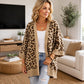 ✨ Cardigan Tricotat pentru Femei, Model Leopard, Elegant