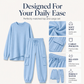 👖 Set pentru femei de zi cu zi, compus dintr-un top cu guler rotund și pantaloni cargo