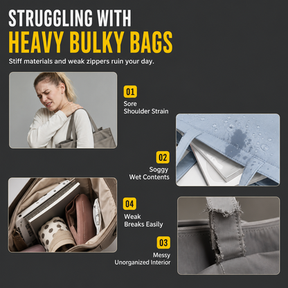👜 Large Capacity Nylon Casual Tote Bag