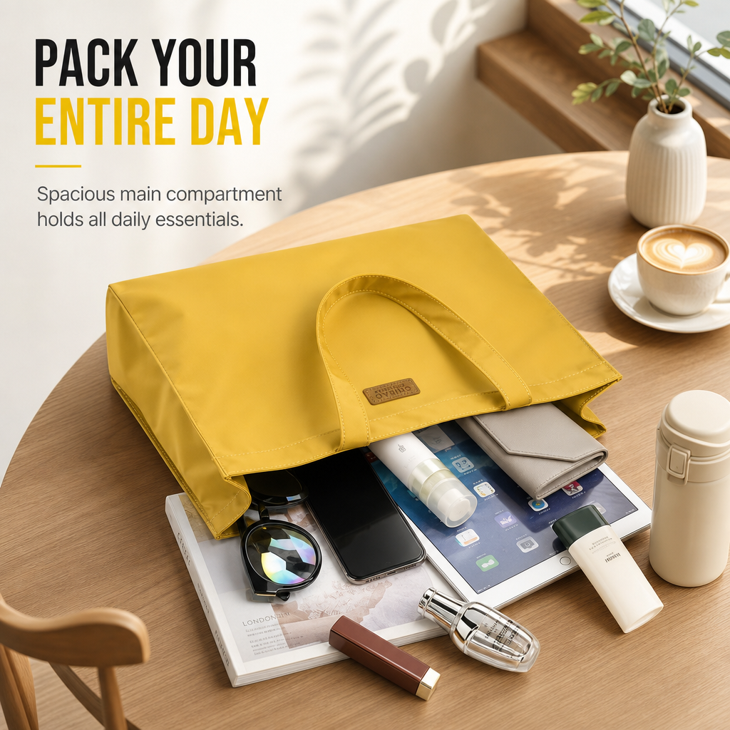 👜 Large Capacity Nylon Casual Tote Bag