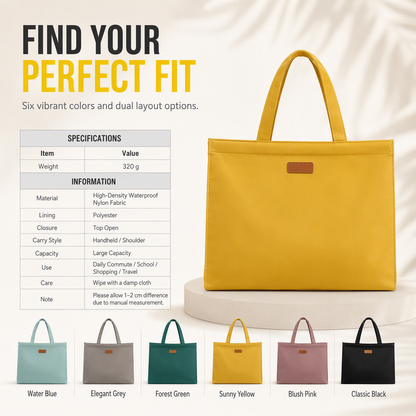 👜 Large Capacity Nylon Casual Tote Bag