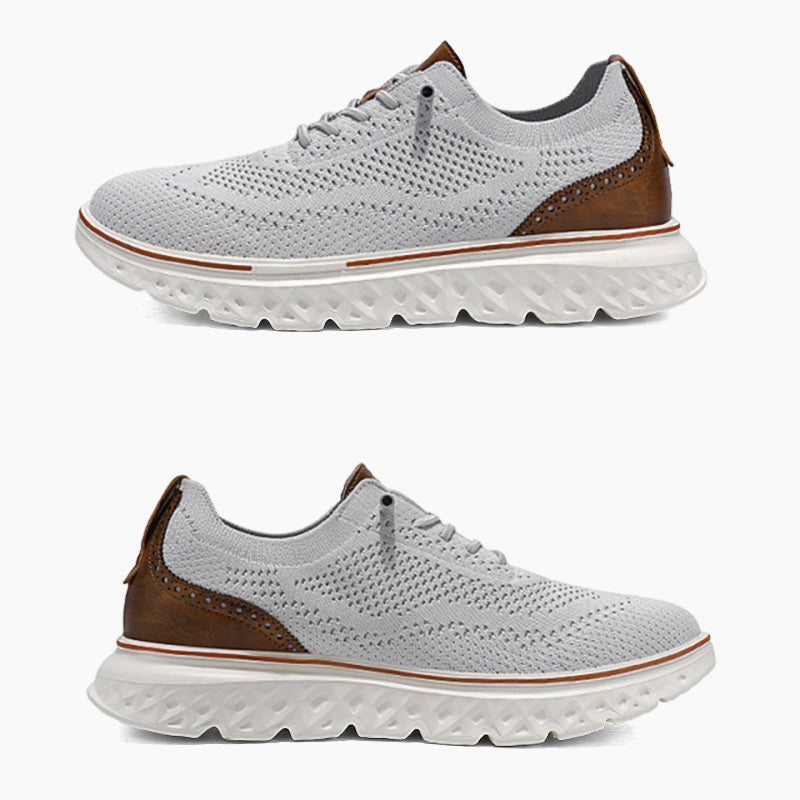 👟 Men’s Breathable Lightweight Knit Patchwork Sneakers