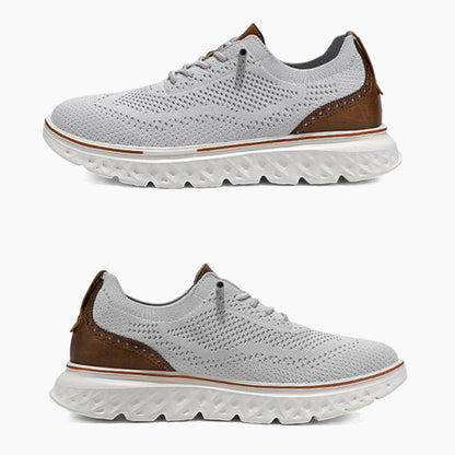 👟 Men’s Breathable Lightweight Knit Patchwork Sneakers