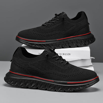 👟 Men’s Breathable Lightweight Knit Patchwork Sneakers