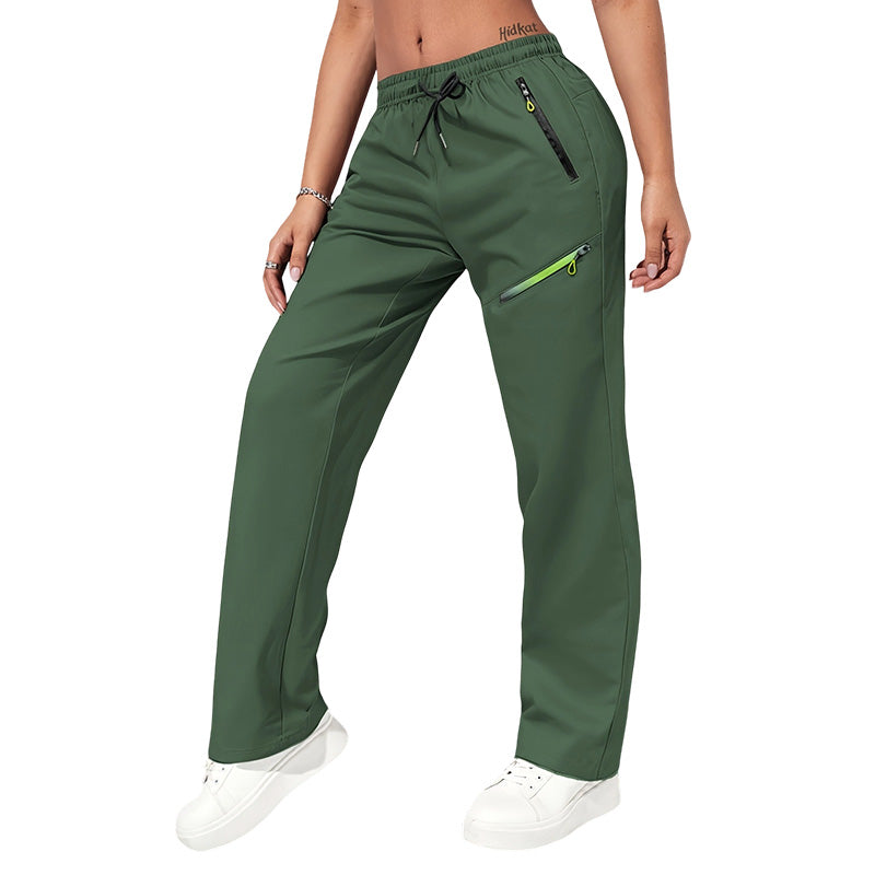 👖 Women's Casual Athletic Pants with Zipper Pockets