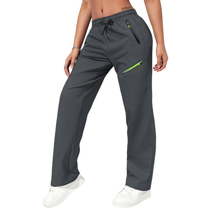 👖 Women's Casual Athletic Pants with Zipper Pockets