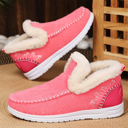 Women's Winter Plush-Lined Snow Boots