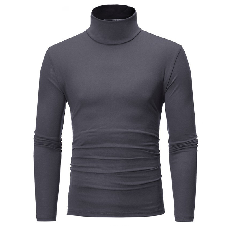 Men's Slim Fit Mock Turtleneck Top