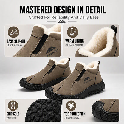 👕 Men's Winter Plush-Lined Walking Shoes