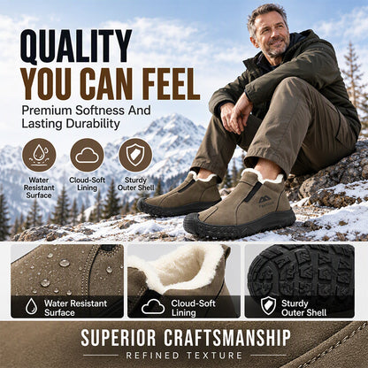 👕 Men's Winter Plush-Lined Walking Shoes