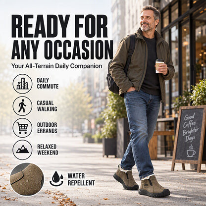 👕 Men's Winter Plush-Lined Walking Shoes