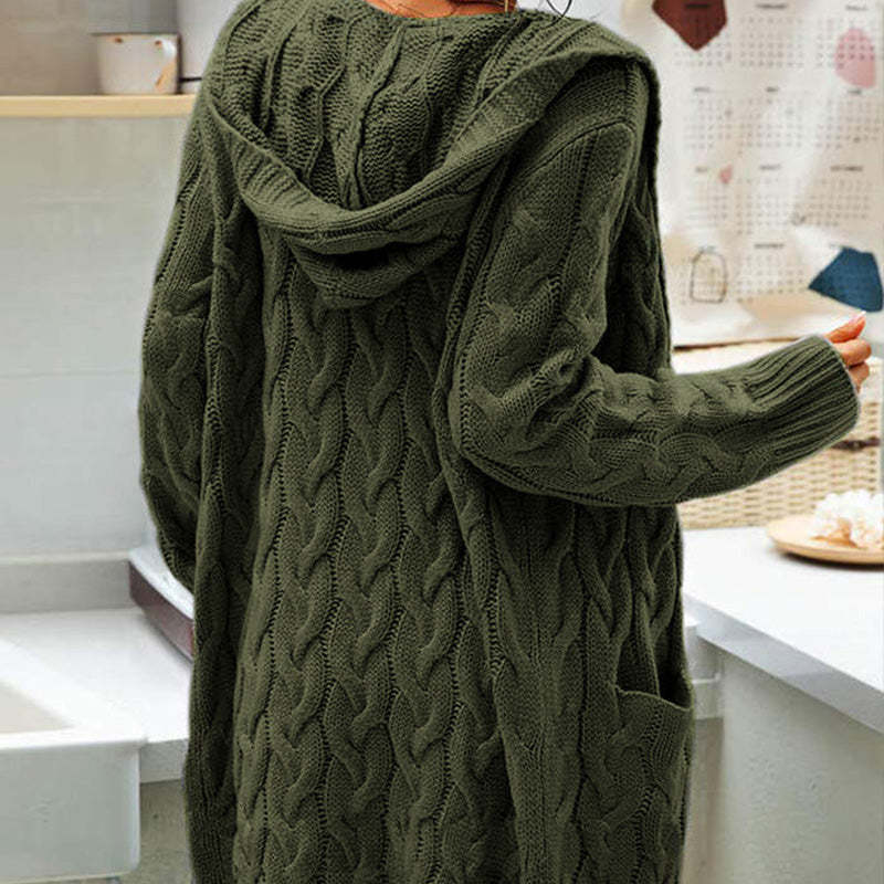 🧥 Gift Choice -Women's Long Knit Cardigan Coat