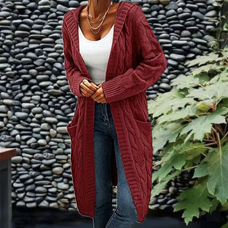 🧥 Gift Choice -Women's Long Knit Cardigan Coat