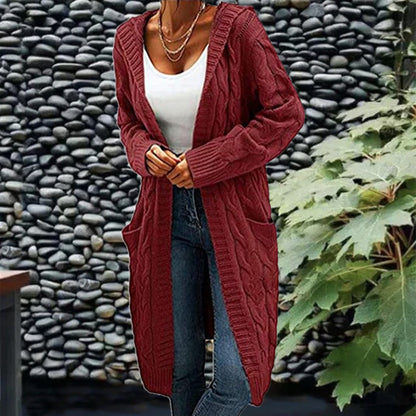 🧥 Gift Choice -Women's Long Knit Cardigan Coat