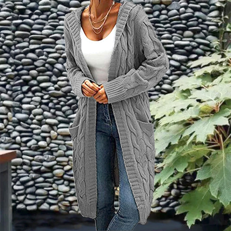 🧥 Gift Choice -Women's Long Knit Cardigan Coat