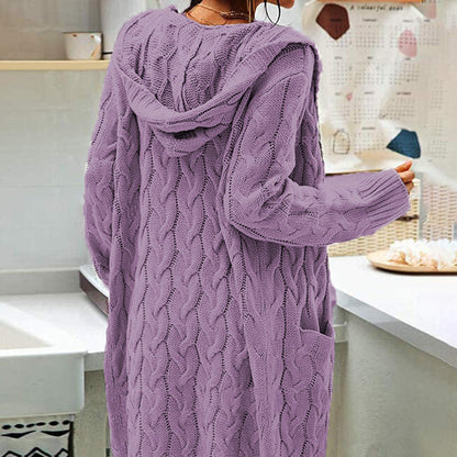 🧥 Gift Choice -Women's Long Knit Cardigan Coat