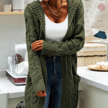 🧥 Gift Choice -Women's Long Knit Cardigan Coat