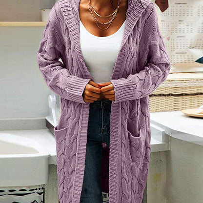 🧥 Gift Choice -Women's Long Knit Cardigan Coat
