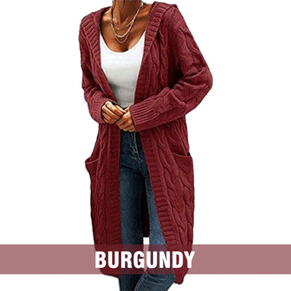 🧥 Gift Choice -Women's Long Knit Cardigan Coat