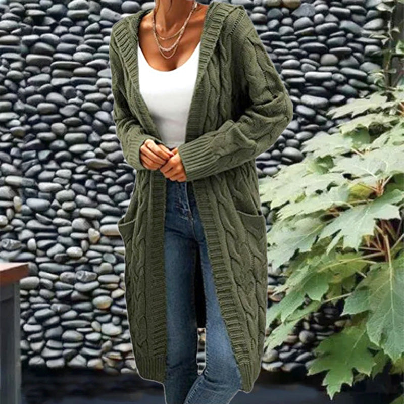 🧥 Gift Choice -Women's Long Knit Cardigan Coat