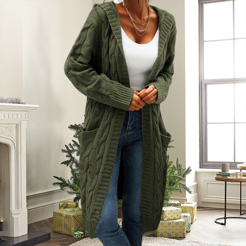 🧥 Gift Choice -Women's Long Knit Cardigan Coat