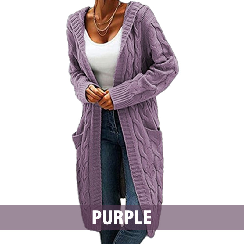🧥 Gift Choice -Women's Long Knit Cardigan Coat