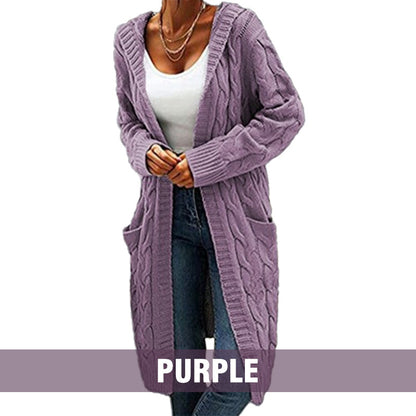 🧥 Gift Choice -Women's Long Knit Cardigan Coat